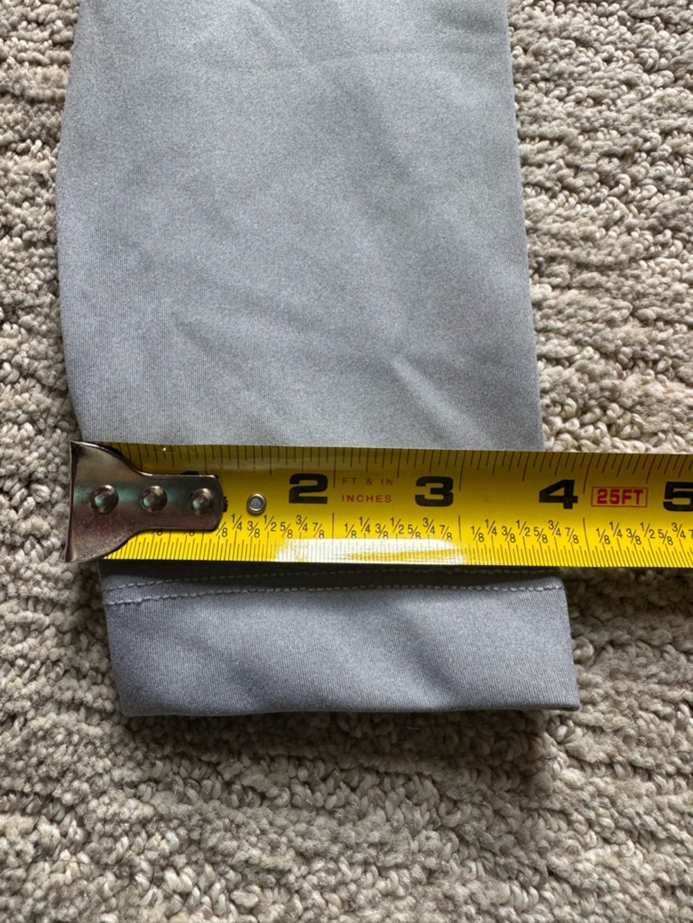 Nike Yoga Dri Fit Grey High Waisted Leggings Activewear XS - Picture 6 of 9